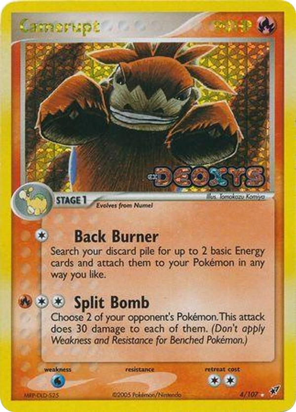 Camerupt — Deoxys #004 / 107