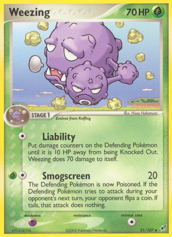 Weezing — Deoxys #051 / 107