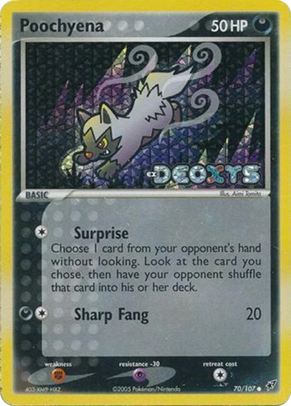 Poochyena — Deoxys #070 / 107