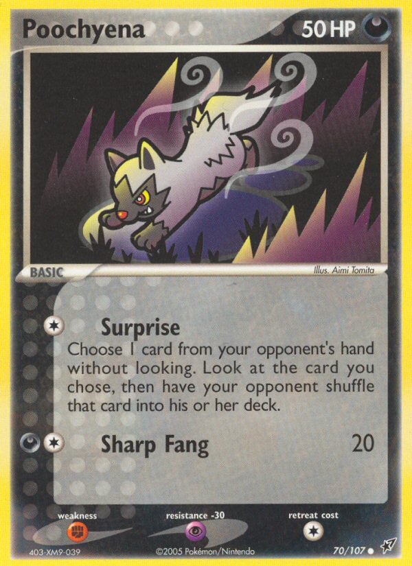 Poochyena — Deoxys #070 / 107