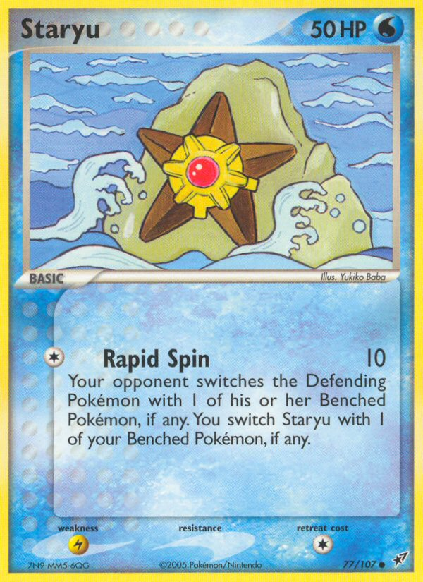 Staryu — Deoxys #077 / 107
