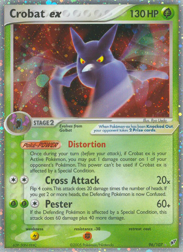 Crobat ex — Deoxys #096 / 107