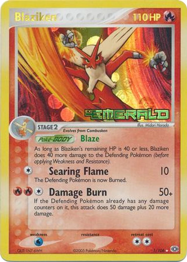 Blaziken — Emerald #001 / 106