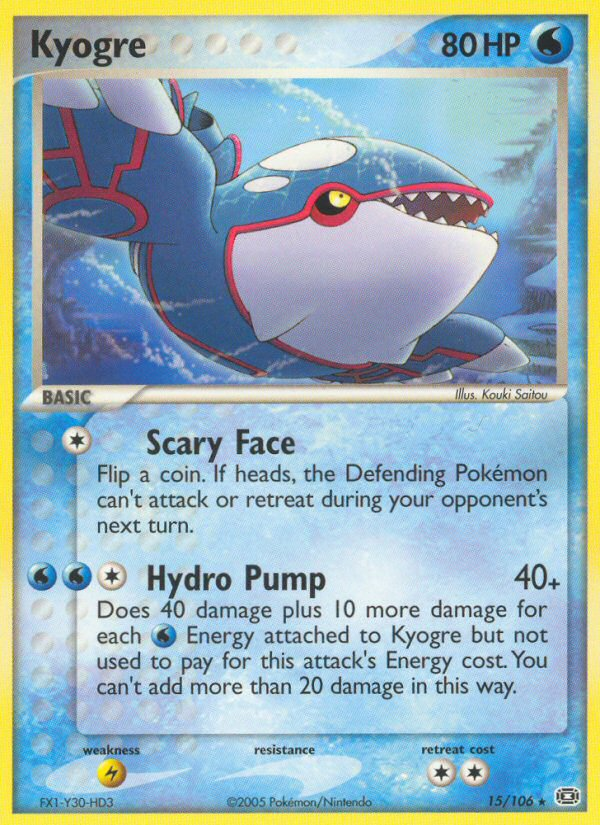 Kyogre — Emerald #015 / 106