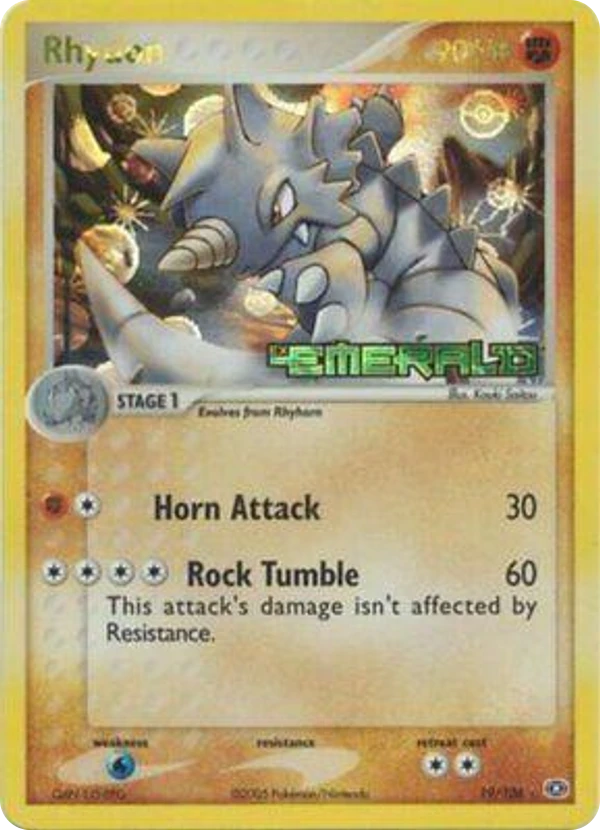Rhydon — Emerald #019 / 106