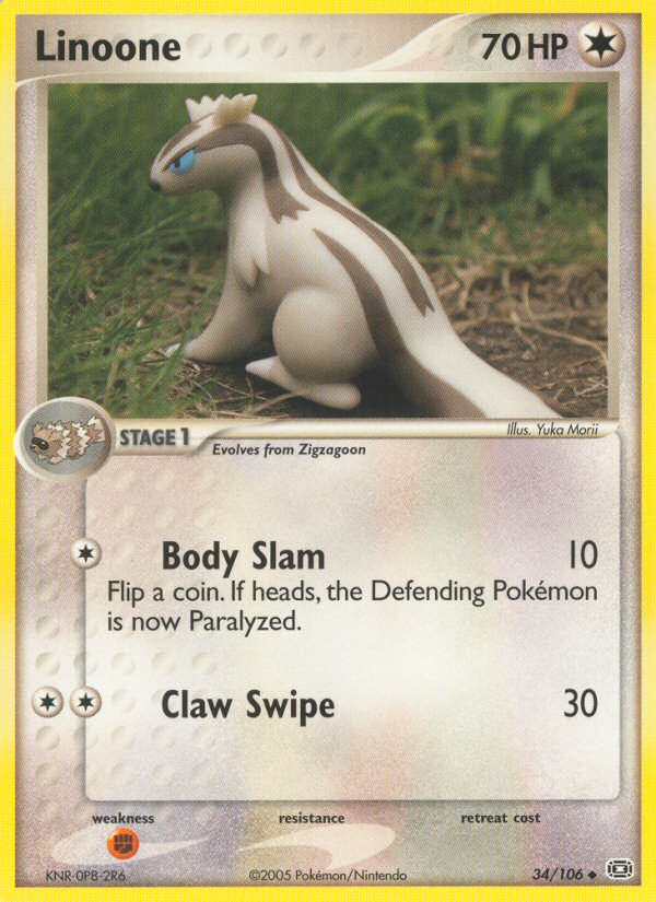 Linoone — Emerald #034 / 106