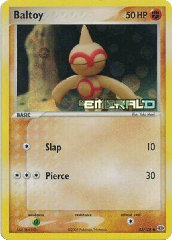 Baltoy — Emerald #043 / 106