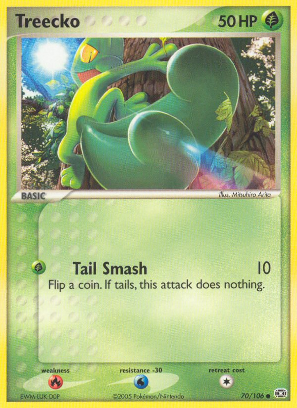 Treecko — Emerald #070 / 106