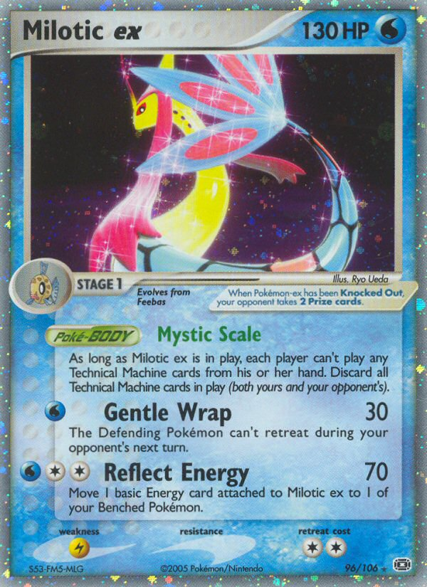 Milotic ex — Emerald #096 / 106