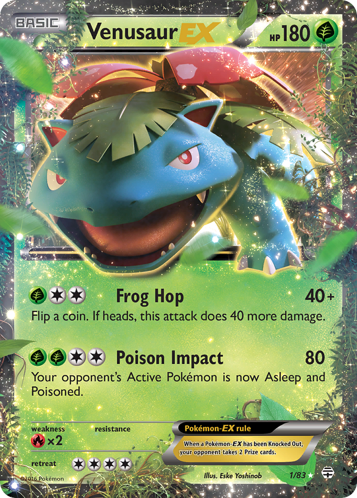 Venusaur-EX — Generations #001 / 83