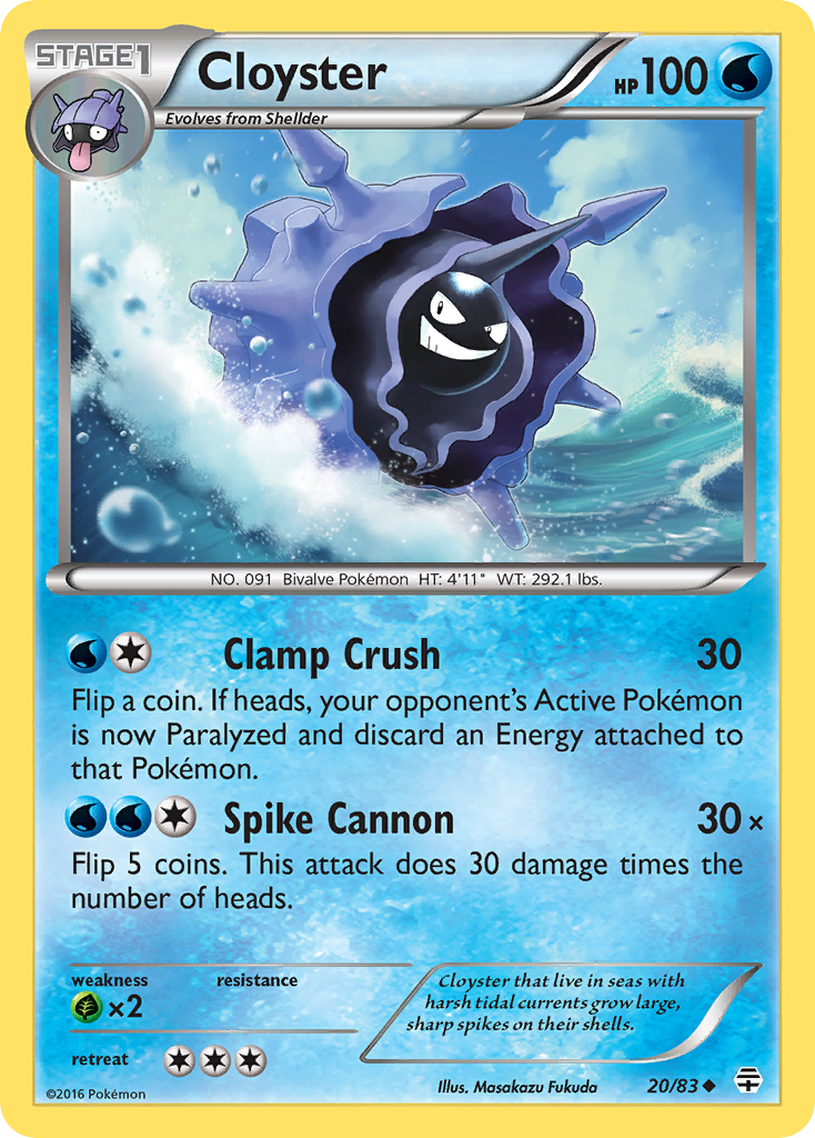 Cloyster — Generations #020 / 83