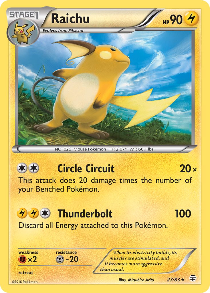 Raichu — Generations #027 / 83