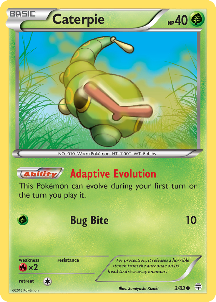Caterpie — Generations #003 / 83