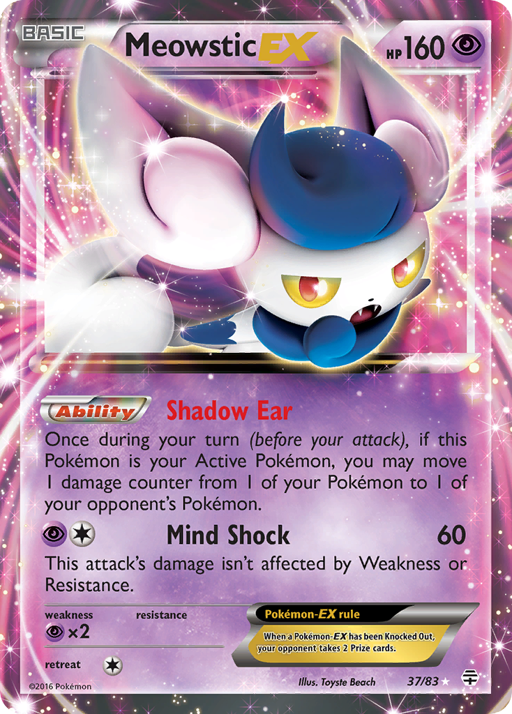 Meowstic-EX — Generations #037 / 83