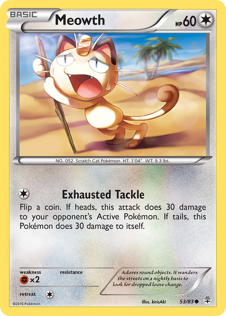 Meowth — Generations #053 / 83