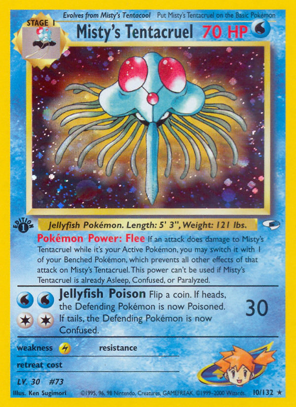 Misty's Tentacruel — Gym Heroes #010 / 132