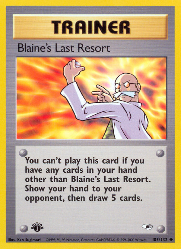 Blaine's Last Resort — Gym Heroes #105 / 132