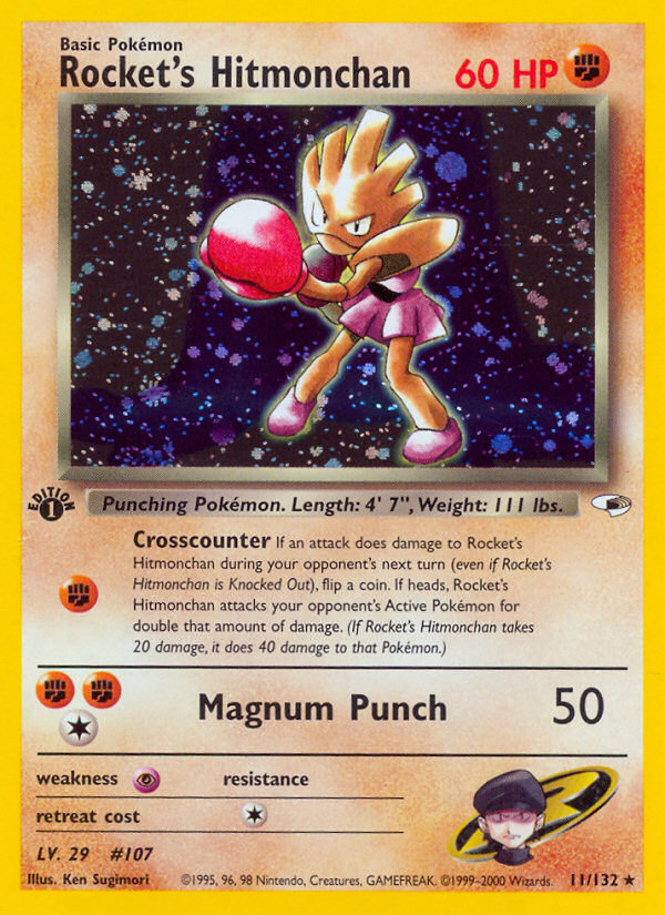 Rocket's Hitmonchan — Gym Heroes #011 / 132