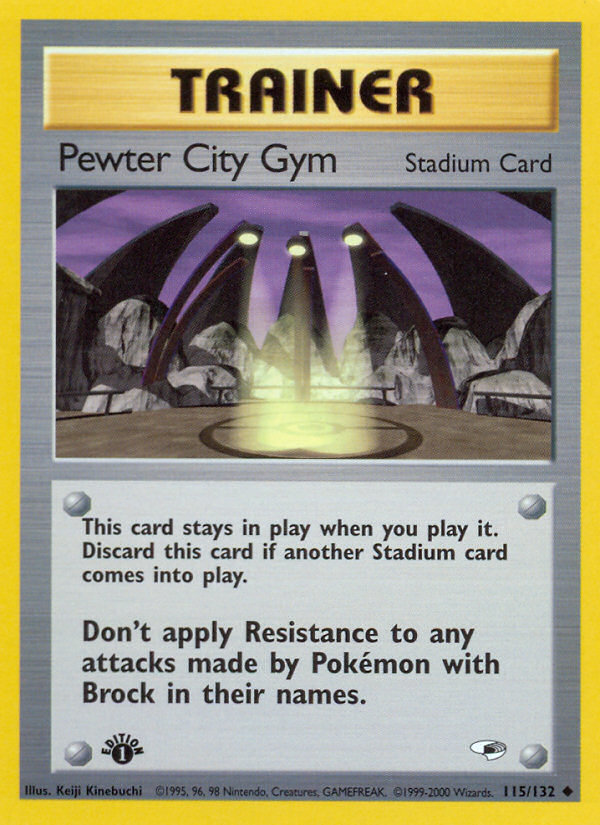 Pewter City Gym — Gym Heroes #115 / 132