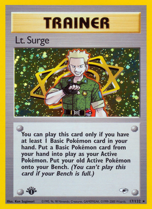 Lt. Surge — Gym Heroes #017 / 132