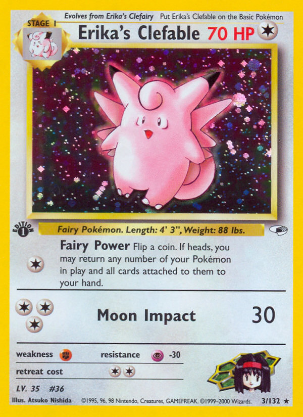 Erika's Clefable — Gym Heroes #003 / 132