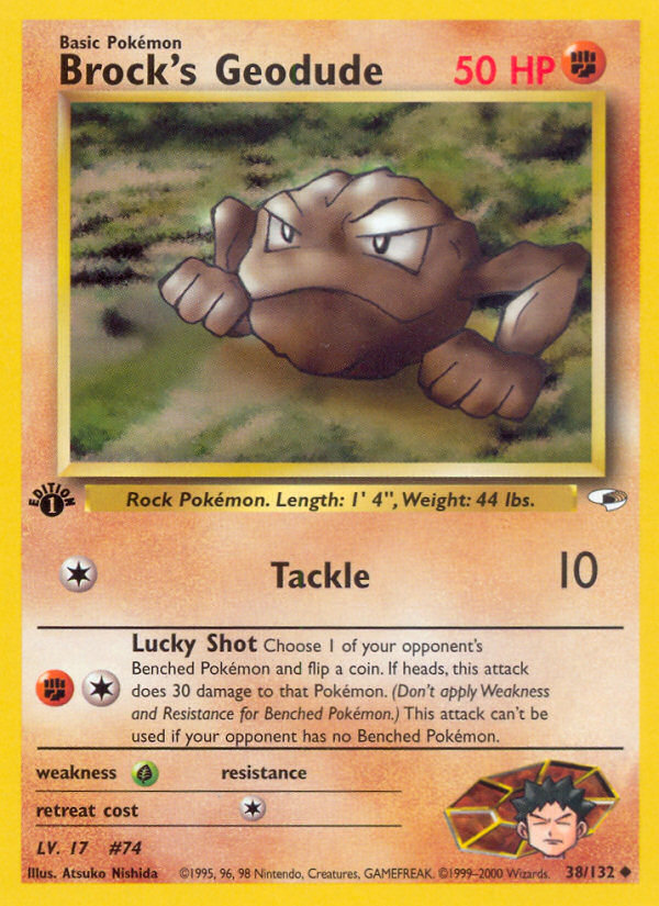 Brock's Geodude — Gym Heroes #038 / 132