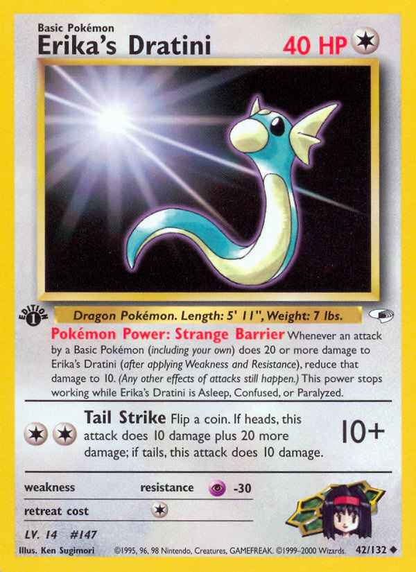 Erika's Dratini — Gym Heroes #042 / 132