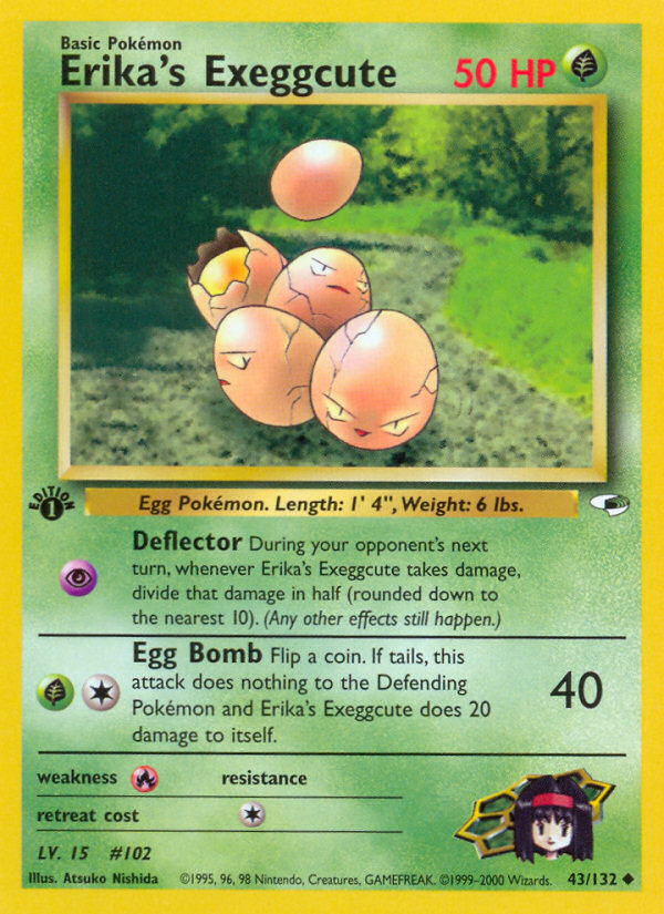 Erika's Exeggcute — Gym Heroes #043 / 132