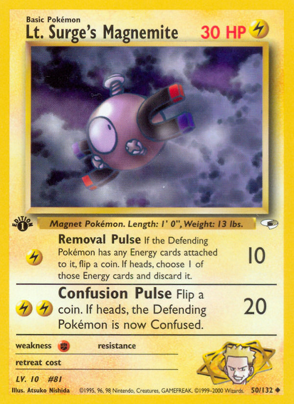 Lt. Surge's Magnemite — Gym Heroes #050 / 132