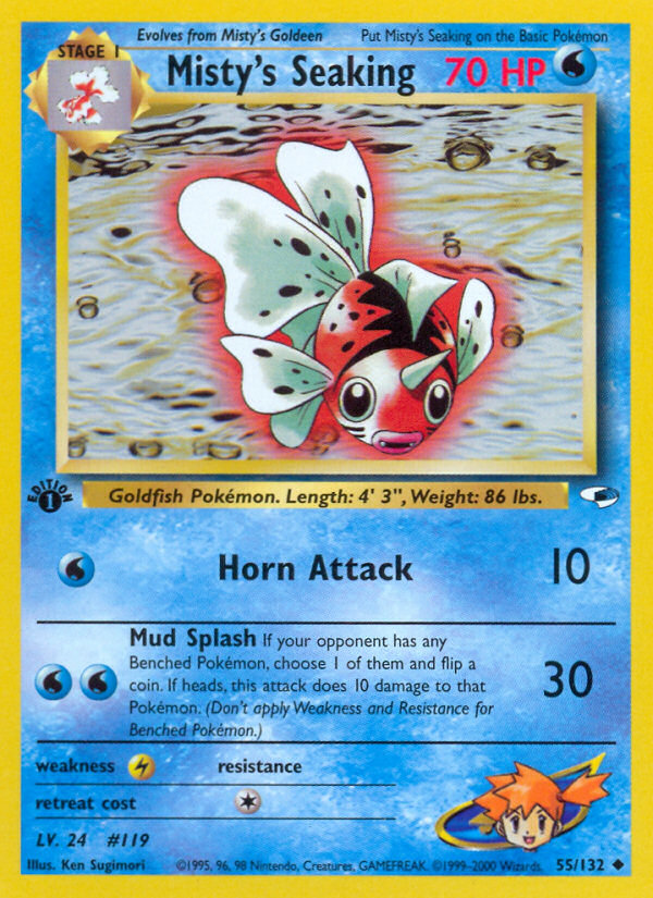 Misty's Seaking — Gym Heroes #055 / 132
