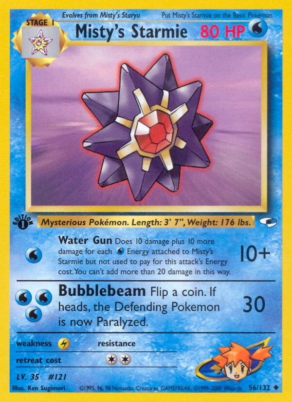 Misty's Starmie — Gym Heroes #056 / 132