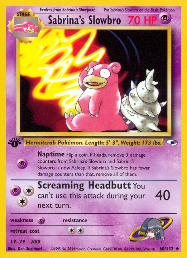 Sabrina's Slowbro — Gym Heroes #060 / 132