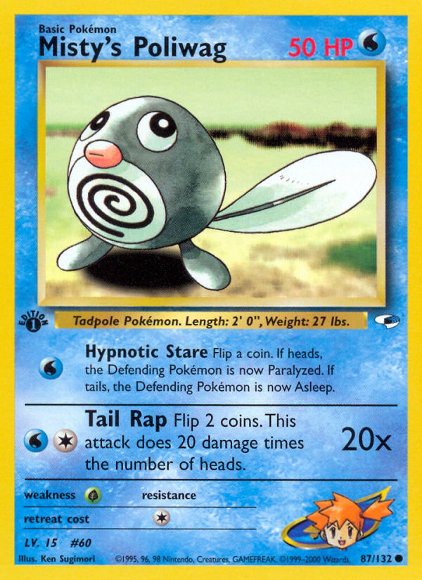 Misty's Poliwag — Gym Heroes #087 / 132