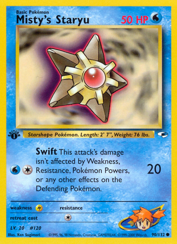 Misty's Staryu — Gym Heroes #090 / 132