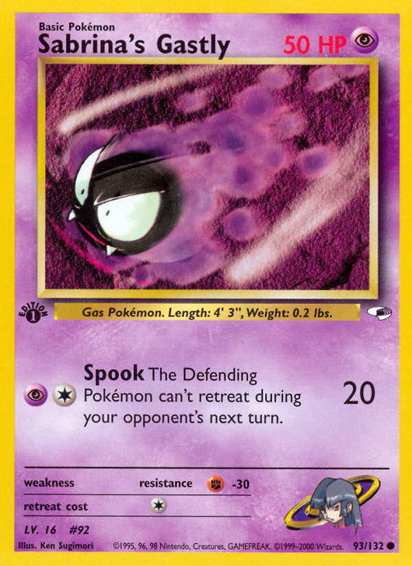 Sabrina's Gastly — Gym Heroes #093 / 132