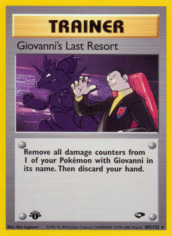 Giovanni's Last Resort — Gym Challenge #105 / 132