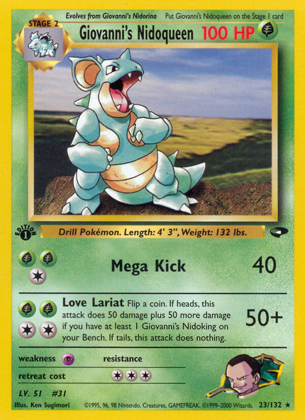 Giovanni's Nidoqueen — Gym Challenge #023 / 132