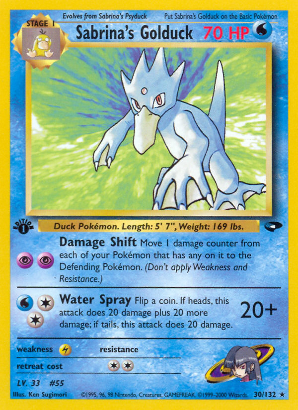 Sabrina's Golduck — Gym Challenge #030 / 132