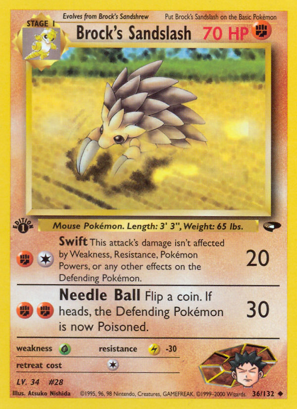 Brock's Sandslash — Gym Challenge #036 / 132