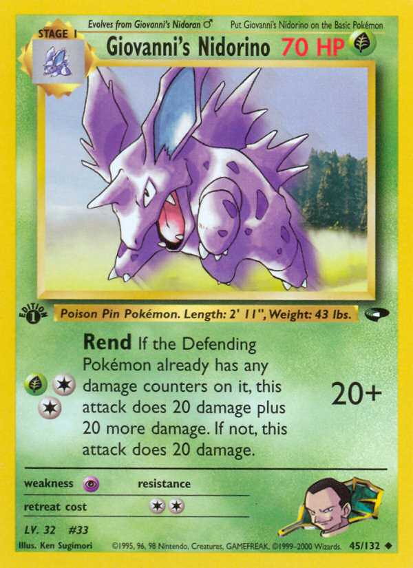 Giovanni's Nidorino — Gym Challenge #045 / 132