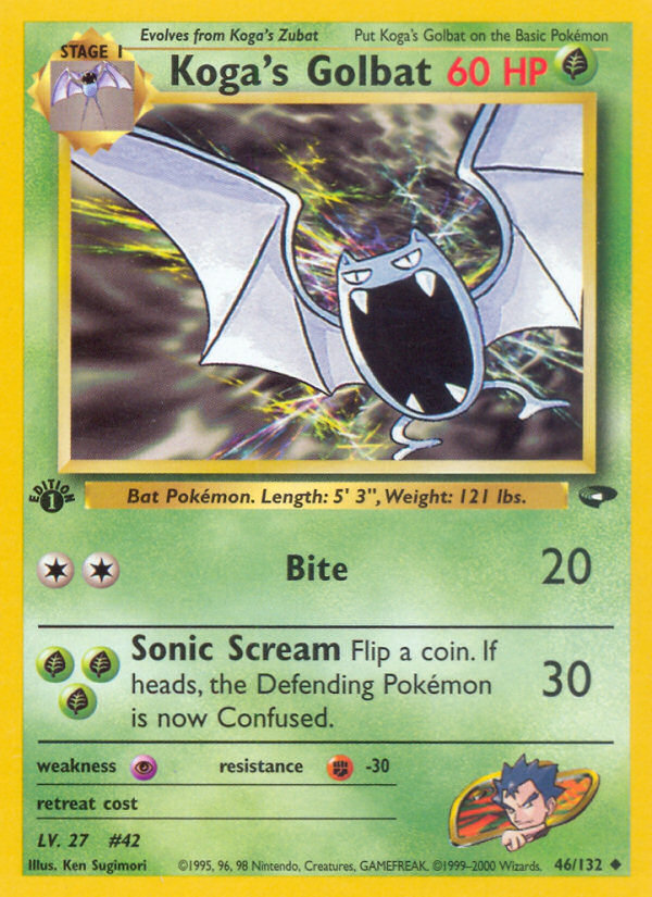 Koga's Golbat — Gym Challenge #046 / 132