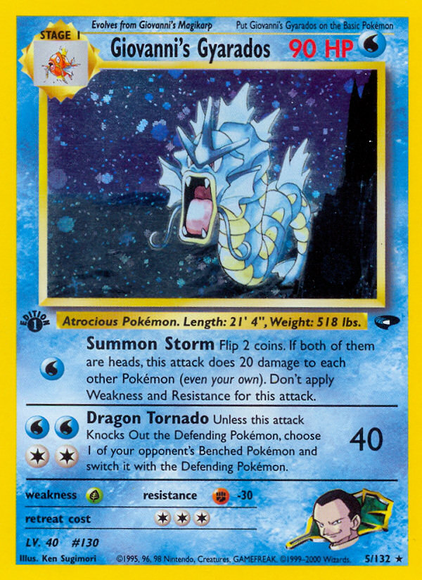 Giovanni's Gyarados — Gym Challenge #005 / 132