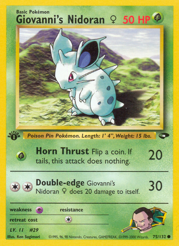 Giovanni's Nidoran ♀ — Gym Challenge #075 / 132