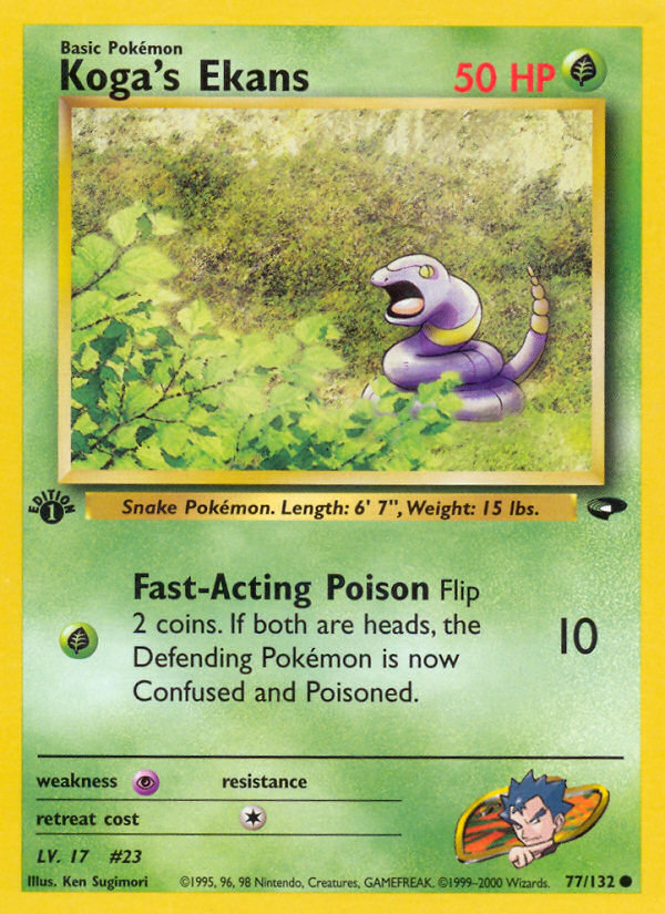 Koga's Ekans — Gym Challenge #077 / 132