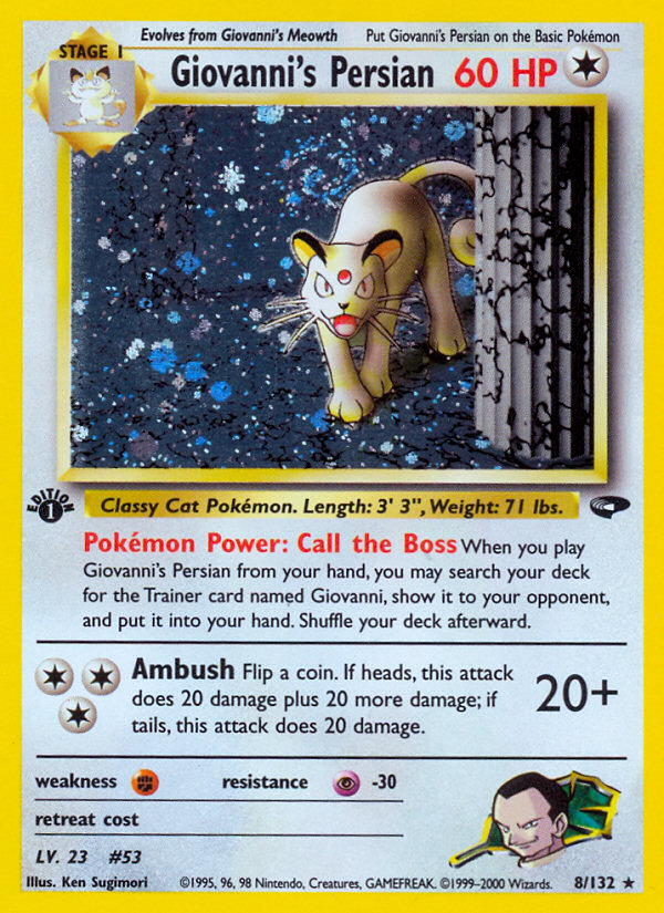 Giovanni's Persian — Gym Challenge #008 / 132