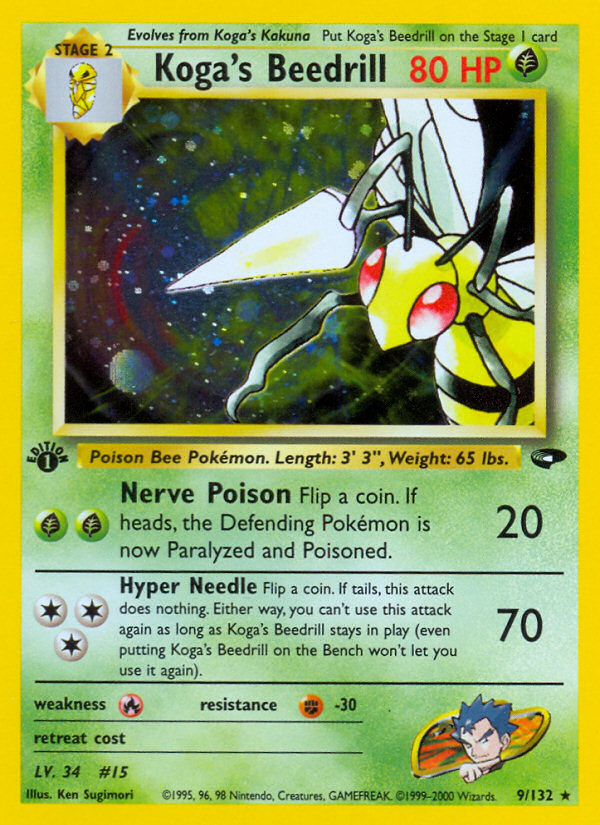 Koga's Beedrill — Gym Challenge #009 / 132