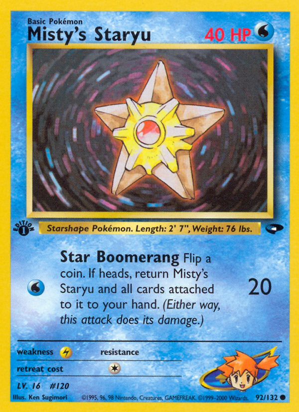 Misty's Staryu — Gym Challenge #092 / 132