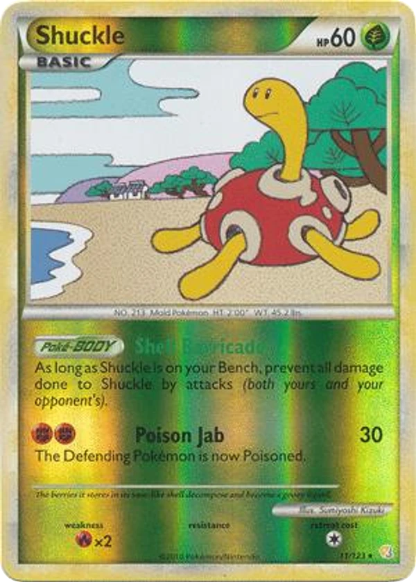 Shuckle — HeartGold & SoulSilver #011 / 123