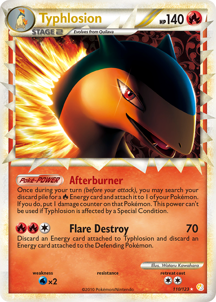 Typhlosion — HeartGold & SoulSilver #110 / 123