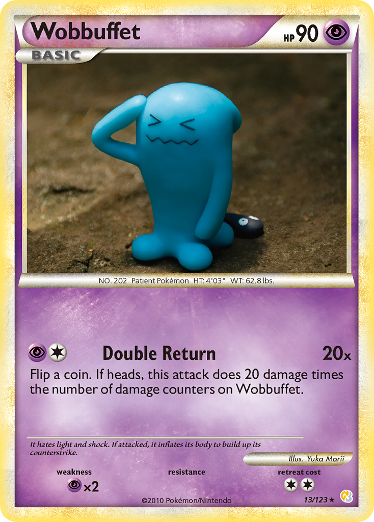 Wobbuffet — HeartGold & SoulSilver #013 / 123